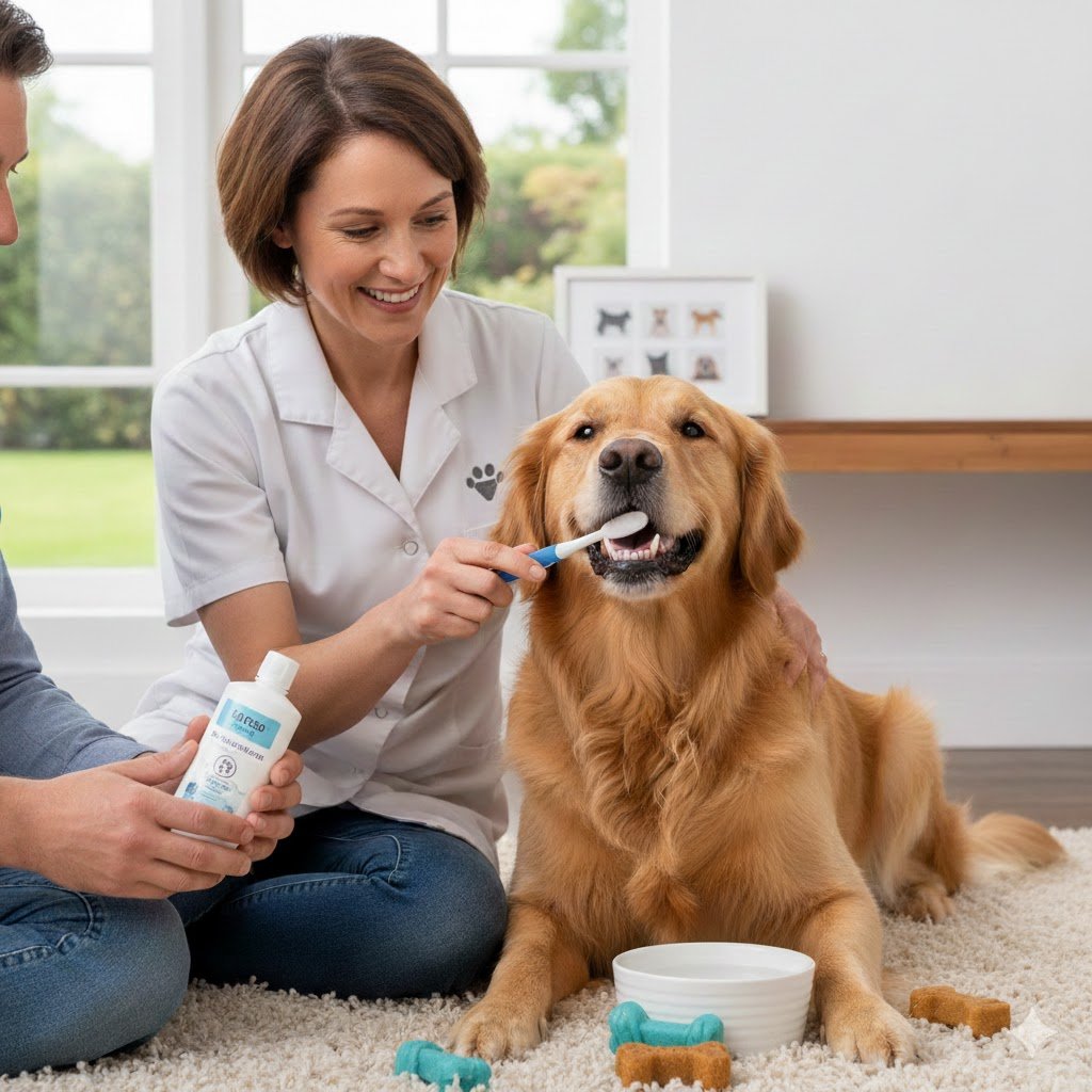 Higiene bucal en el perro